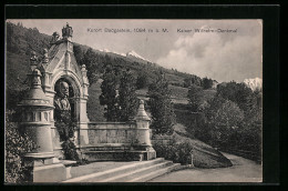 AK Badgastein, Kaiser Wilhelm-Denkmal  - Altri & Non Classificati