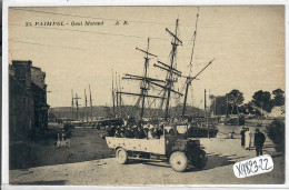 PAIMPOL- QUAI MORAND- AUTOCAR DE TOURISTES - Paimpol