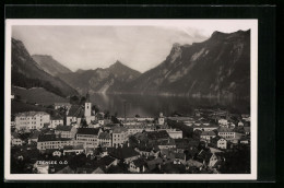 AK Ebensee, Teilansicht Mit See Und Bergpanorama  - Other & Unclassified