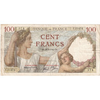France, 100 Francs, Sully, 1941, C.21474, TB, Fayette:26.49, KM:94 - 100 F 1939-1942 ''Sully''