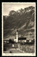 AK Pfronten /Allgäu, Ort Mit Blick Auf Die Kirche  - Pfronten