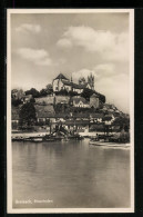 AK Breisach, Ansicht Des Rheinhafens Und Kirche  - Breisach