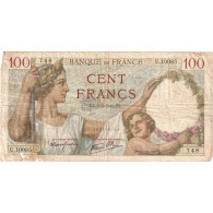 France, 100 Francs, Sully, 1940, U.10085, TB, Fayette:26.28, KM:94 - 100 F 1939-1942 ''Sully''