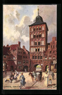 Künstler-AK Raphael Tuck & Sons Nr. 175B: Lübeck, Burgtor  - Tuck, Raphael
