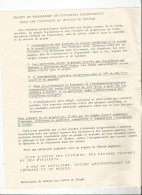 MAI 68  :  TRACT DU MOUVEMENT DE SOUTIEN AUX LUTTES DES PEUPLES : " A BAS LE GAULLISME , REGIME ANTIPOPULAIRE ..... - Sin Clasificación