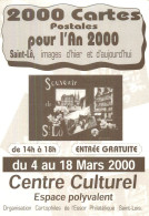 SAINT LO . Exposition CARTES POSTALES POUR L'AN 2000 . ESSOR PHILATELIQUE SAINT MOIS - Saint Lo