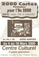 SAINT LO . Exposition CARTES POSTALES POUR L'AN 2000 . ESSOR PHILATELIQUE SAINT MOIS - Saint Lo