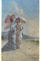 Charles PECRUS . Femmes à L'ombrelle . Musée De SAINT LO - Saint Lo