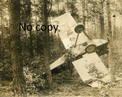 PHOTO ALLEMANDE - AVION FOKKER MONOPLAN CAPOTE - PHOTO PROVENANT DE SAARBRUCK - GUERRE 1914 1918 - War, Military