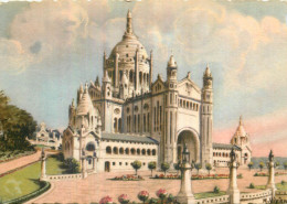 Basilique De LISIEUX .   Vue D'ensemble . Illustration Vivier - Lisieux