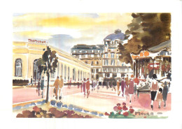 LA BAULE . L'ancien Casino . Aquarelle De Robert MAURA - La Baule-Escoublac