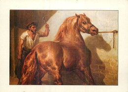 GERICAULT . Cheval De Trait Chez Le Maréchal Ferrant - Malerei & Gemälde