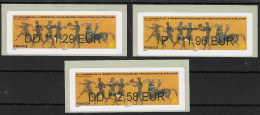 Vignette LISA Du Salon PARIS PHILEX 2024 - 3 VAL FFAP - LV 20g - INT 20g - LV 100g - JO - Unused Stamps
