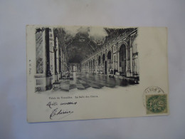 FRANCE POSTCARDS VERSALLIES PAPAIS  1903 POSTMARK PARIS AND AURILLAC - Other & Unclassified