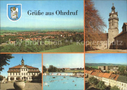 72373160 Ohrdruf Blick Vom Goldberg Schloss Ehrenstein Rathaus Freibad Blick Vom - Andere & Zonder Classificatie
