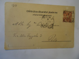 ITALY POSTCARDS 1906  ROMA  TEMPLE  POSTMARK STAMPS - Other & Unclassified