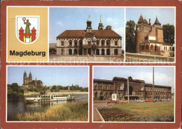 72373118 Magdeburg Rathaus Lukasklause Dom Dampfer Hauptbahnhof Magdeburg - Magdeburg