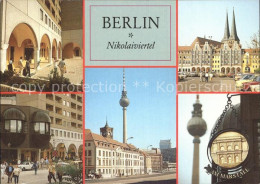 72373018 Berlin Nikolaiviertel UKW Und Fernsehturm Am Marstall Berlin - Autres & Non Classés