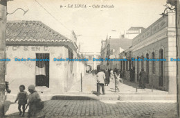 R652434 La Linea. Calle Enlozada. Joaquina Perez - World