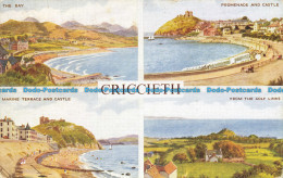 R652441 Criccieth. The Bay. J. Salmon. 1955. Multi View - World