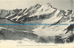 R652445 Die Schreckhornkette Von Gipfel Des Wetterhorns Gesehen. Gebr. Wehrli. A - World