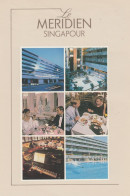 Singapore Le Meridien Hotel Old Postcard 1988 Bee Stamps Sent To Yugoslavia - Singapur