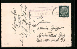 AK Landpoststempel Primsweiler über Lebach (Saar)  - Other & Unclassified