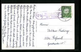 AK Landpoststempel 17b Hohenfels über Waldshut  - Other & Unclassified