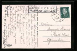 AK Landpoststempel Schönburg Naumburg (Saale) Land  - Other & Unclassified