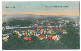 UK 10 - 11932 CZERNOWITZ, Cernauti, Bucovina, Panorama With Railway Station, Ukraine - Old Postcard - Unused - Ukraine