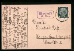 AK Landpoststempel Udenheim (Kr. Alzey)  - Altri & Non Classificati