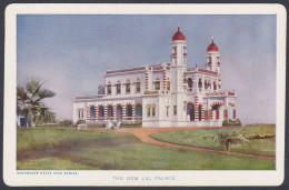 Inde India Bhavnagar Princely State Old Vintage Photocards? Postcard? The New Lal Palace, View Card Series - India