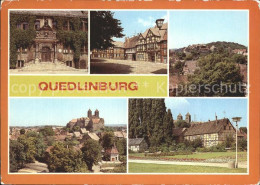 72372283 Quedlinburg Rathausportal Schlossberg Muenzenberg Schloss Stiftskirche  - Andere & Zonder Classificatie