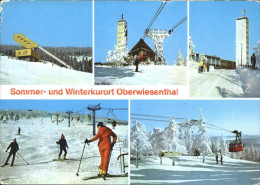 72372273 Oberwiesenthal Erzgebirge Sprungschanze Bergstation Drahtseilbahn Aussi - Oberwiesenthal