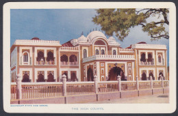 Inde India Bhavnagar Princely State Old Vintage Photocards? Postcard? The High Court, View Card Series - India