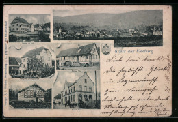 CPA Kleeburg, Gasthaus Zur Linde, Postagentur Et Fernsprechhalle, Gasthaus Wüst  - Other & Unclassified