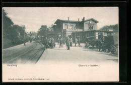 AK Hamburg-Klostertor, Klosterthor-Bahnhof  - Mitte