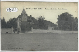 ROMILLY- FERME ET CROIX DES HAUTS-BUISSONS - Romilly-sur-Seine