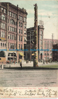 R652504 Wash. Seattle. Pioneer Square And Totem Pole. Puget Sound News Company. - World