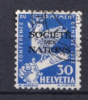 Marke Aufdruck Société Des Nations Gestempelt (i120602) - Officials