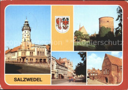 72371425 Salzwedel Hotel Schwarzer Adler Burgturm Moenchskirche Strasse Der Freu - Salzwedel