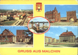 72371395 Malchin Demmin Stadtuebersicht See Kalensches Tor Steintor Rathaus Malc - Autres & Non Classés