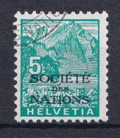 Marke Aufdruck Société Des Nations Gestempelt (i120606) - Officials