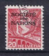 Marke Aufdruck Société Des Nations Gestempelt (i120708) - Officials