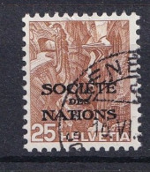 Marke Aufdruck Société Des Nations Gestempelt (i120801) - Service