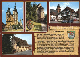 72370781 Amorbach Miltenberg Abtei-Kirche Heimatmuseum Marktplatz Schlossmuehle  - Amorbach