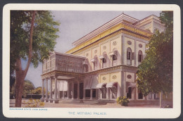 Inde India Bhavnagar Princely State Old Vintage Photocards? The Motibag Palace, Architecture, View Card Series - India