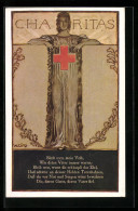 Künstler-AK Sign. W. Ditz: Der Hias, Ein Feldgraues Spiel, Rotes Kreuz  - Rotes Kreuz