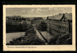 AK Pirmasens, Exerzierplatz Mit Gymnasium  - Pirmasens