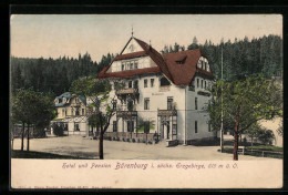 AK Bärenburg I. Sächs. Erzgebirge, Blick Auf Hotel Und Pension  - Other & Unclassified